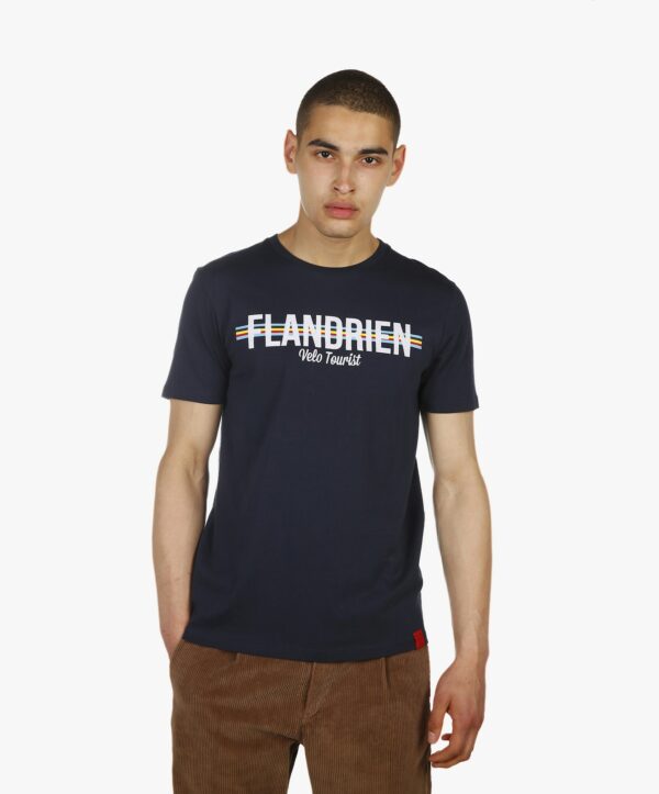 flandrienshirt, donkerblauwe shirt, belgische driekleur, ikkoopbelgisch, ikkooplokaal, flandrien